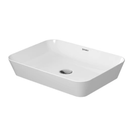 Раковина Duravit Cape Cod накладная 55см квадратная без отв цвет белый (2347550000)