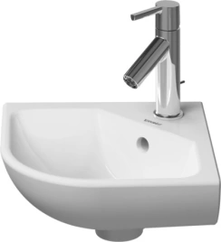 Раковина Duravit ME by Starck Угловая для рук с перел с 1 отв под смеситель 430x380мм Цвет Белый (722430000)