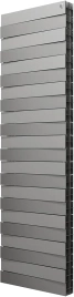 Радиатор биметаллический Royal Thermo Piano Forte Tower silver satin 22 секции