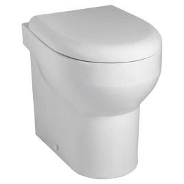 ARTCERAM SMARTY Унитаз напольный безободковый 37х50 см, слив универсальный, без креплений, цвет белый (SMV002 01 00)