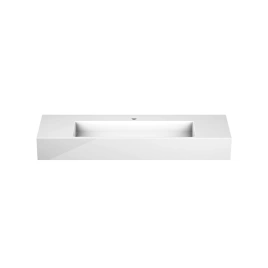 Раковина Burgbad Crono 121x42 см с 1 отв цвет белый