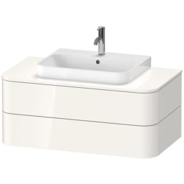 Duravit Happy D.2 Plus Тумба подвесная 408x1000x550мм 2 ящика, цвет: белый глянцевый (HP497102222)