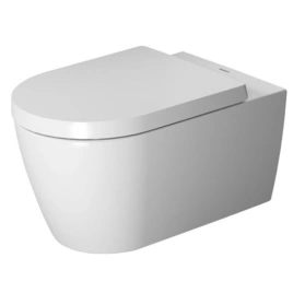 Duravit Me by Starck Комплект: подвесной унитаз Rimless 252909+ сиденье с мягким закрыванием 002009 (45290900A1 (252909+002009))