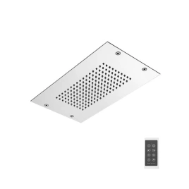 FIMA|Carlo Frattini Wellness Верхний душ Modular 350х200 мм, встраиваемый в потолок, LED подсветка для хромотерапии с 8 цветами, цвет хром (F2825CR)
