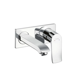 Hansgrohe Metris Смеситель для раковины встраиваемый, излив 165мм, цвет: хром (31085000)