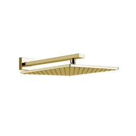 Gessi Rettangolo Верхний душ для настенного крепления 300x300мм, цвет: Gold PVD (15185#246)