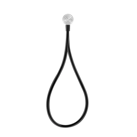 Gessi Hi-Fi Душевой магнитные комплект, состоящий из вывода воды, держателя, Darkflex шланга 1,50 м и лейки, цвет: хром (63199#031)