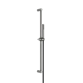 GESSI 316 Штанга в комплекте с душевой лейкой с легкой очисткой, шланг 1,50 м, цвет: steel brushed (54044#239)