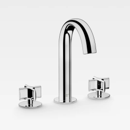 ARMANI ROCA BAIA Смеситель для раковины на 3 отверстия, с хромированным донным клапаном, цвет хром (7.5A36.7.6C0.0)