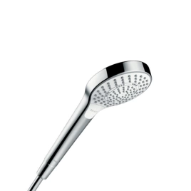 HG Croma Select S Multi Ручной душ 110 3jet (SoftRain, IntenseRain, массажная), EcoSmart, цвет: белый/хром (26801400)