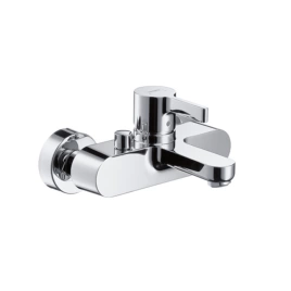 Hansgrohe Metris S Смеситель для ванны, настенный, излив 175мм, переключатель вакумный, цвет: хром (31460000)