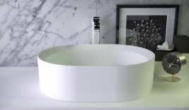 Раковина KNIEF Glow накладная 55х40х15 см без перелива без отв под смесительитель цвет белый матовый