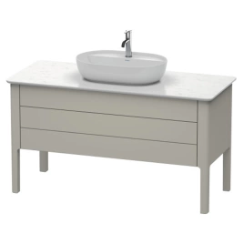 Duravit Luv База напольная, 743x1388x570,1 2 выдв.ящика, цвет серо-коричневый шелковисто-матовый (LU956606060)