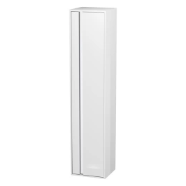 Duravit Ketho Шкаф высокий 400х360х1800 мм, 1 дверца петли справа, 2 стеклянные полки, 1 деревянная полка, цвет белый глянцевый (KT1255R2222)