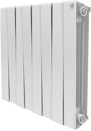 Радиатор биметаллический Royal Thermo Piano Forte 500 bianco traffico 8 секций-белый