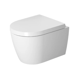 Duravit ME by Starck Унитаз подвесной Compact Rimless, вкл. крепление Durafix, 4,5л., 370x480мм, с покрытием WonderGliss Цвет: Белый (25300900001)