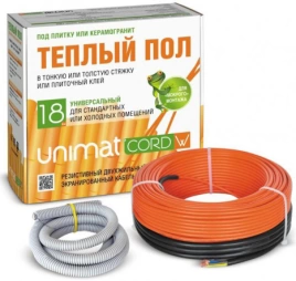 Теплый пол Caleo Unimat Cord 18W-50