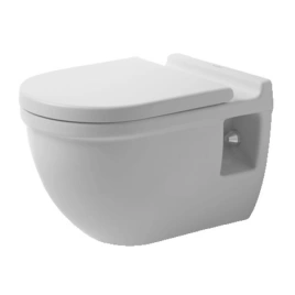 Duravit Starck 3 Унитаз подвесной Comfort, с вертикальным смывом, высота сиденья + 50 мм, 6,0л., 360x545мм, Цвет: Белый (2215090000)