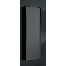 Duravit XViu Шкаф подвесной 1330x500x360мм с 3 стеклянными полками, (петли слева), цвет: dark brushed oak/чёрный матовый (XV1326LB272)