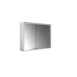 EMCO Prestige2 Зеркальный шкаф 887 мм, настенный, LED-подсветка, 2 двери, 2 полки, розетка, правый, с EMCO light system (9897 080 04)