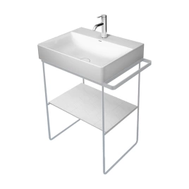 Duravit DuraSquare Консоль металлическая напольная регулировка по высоте + 50 мм, для 235312 пол.дер. справа/слева цвет Хром (31151000)