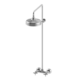 Stella Italica Душевой комплект 3283/301/314A-220: смеситель, штанга+верхний душ 220мм, цвет: хром (IT 02412 CR00)