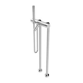 Stella Bamboo Напольный термостатический смеситель для ванны 3267TMCL306 с ручным душем, цвет: хром (UN 02103 CR00)