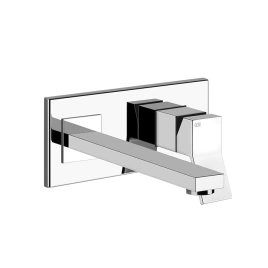Gessi Rettangolo K Встраиваемый однорычажный смеситель для раковины, излив 249мм(внешние части), цвет: хром (53090#031)