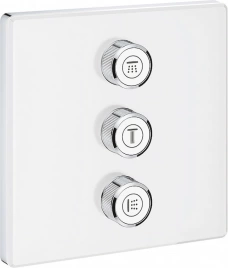 Переключатель потоков Grohe Grohtherm SmartControl 29158LS0 на 3 позиции-moon white