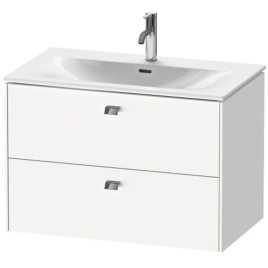 Duravit Brioso Тумба подвесная под раковину 234483, 2 ящика, 555x820x479мм, цвет White High Gloss (BR431202222)