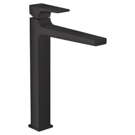 Hansgrohe Metropol Смеситель для раковины 260, на 1 отв, с донным клапаном, излив 204мм, цвет: черный матовый (32512670)
