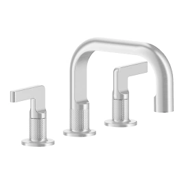 GESSI INCISO Смеситель для раковины на 3 отверстия с донным клапаном, излив 140мм, h=145мм Цвет: хром (58011#031)