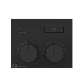 Gessi Hi-Fi Термостат для душа, 1 источник (внешняя часть), цвет: Black Metal PVD (63002#706)