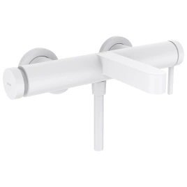 HANSGROHE FINORIS Смеситель для ванны настенный, однорычажный, цвет белый матовый (76420700)