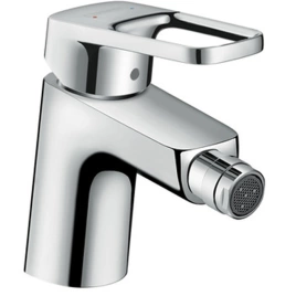 Hansgrohe Logis Loop Смеситель для биде 70 на 1 отв. с донным клапаном, излив 119мм, h71мм, цвет: хром (71250000)