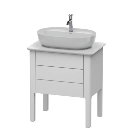 Duravit Luv База напольная, 743x688x450,1 выдв.ящик,1 выдв.ящик, цвет белый шелковисто-матовый (LU956503636)
