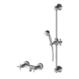 GATTONI TRD Душевая стойка,смеситель, ручной душ, шланг, цвет хром (TR076/18C0)