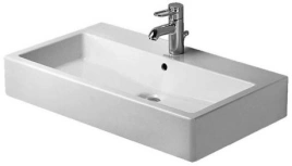 Раковина Duravit Vero для мебели без перелива с 3 отврстиями под смеситель 700x470мм Цвет Белый (454700044)
