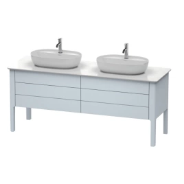 Duravit Luv База напольная, 743x1788x570, 2 выдв.ящика, цвет светло-голубой шелковисто-матовый (LU9567B9797)