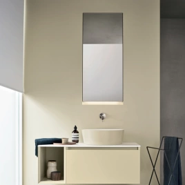 NOORTH milldue edition Столешница п/рак 99х51.3хh1.2см без отв, Cristalplant, цвет: bianco opaco-J10 (2951.99.J10)