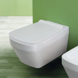 Simas Baden Baden Унитаз подвесной безободковый 56х36 см, цвет белый (без креплений F85) (BB18bi)