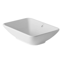 Раковина Duravit Bacino накладная 550x420 с переливом с креплениями цвет белый (334520000)