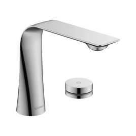 Duravit D.1 Смеситель для раковины на 2 отв. электронный с питанием от батареи, цвет: хром (D11100007010)