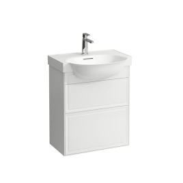 Laufen New Classic База под раковину подвесная, 580х320х670 мм, 2 ящика, цвет белый глянцевый (для раковины 813853) (4.0603.2.085.631.1)