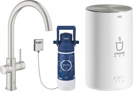 Смеситель Grohe Red II Duo 30083DC1 для кухонной мойки-с водонагревателем