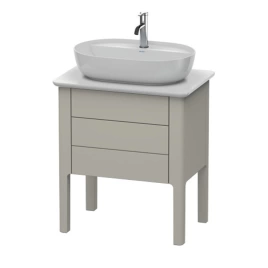 Duravit Luv База напольная, 743x688x450,1 выдв.ящик,1 выдв.ящик, цвет серо-коричневый шелковисто-матовый (LU956506060)