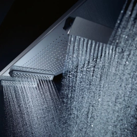 AX ShowerHeaven Верхний душ 1200 x 300 мм, 4jet, потолочный монтаж, c подсветкой 3700K, цвет: хром (10629000)