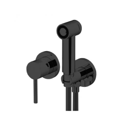 GATTONI CIRCLE TWO Гигиенический душ, с внутренней частью Gbox SC070, цвет NERO OPACO (9111/91NO)