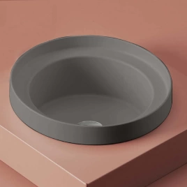 Artceram Fuori Scala Раковина 40 см, без отв., встраиваемая, без перелива, цвет: grigio oliva (TFL032 15 00)