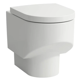 Laufen SONAR унитаз напольный 530x370x430 мм, безободковый смыв Rimless, выпускгоризонтальный/вертикальный, белый матовый (8.2334.1.757.000.1)